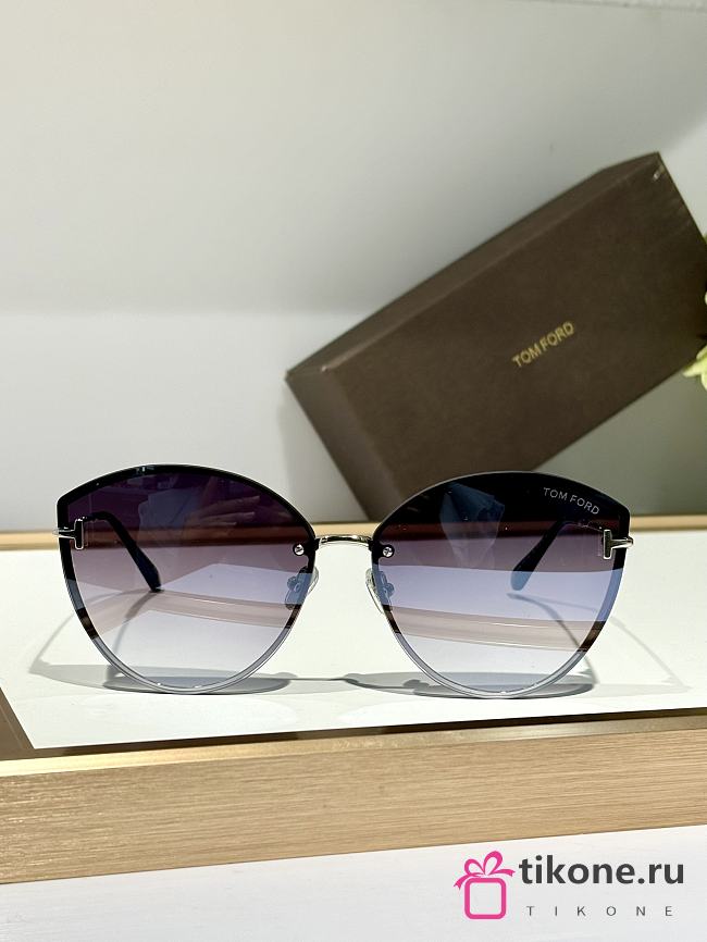 TomFord Evangeline Sunglasses Palladium FT1106 - 1