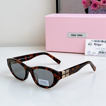 Miumiu Sunglasses Havana Mahogany/ Gray SMU A03S 