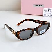 Miumiu Sunglasses Havana Mahogany/ Gray SMU A03S  - 3