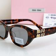 Miumiu Sunglasses Havana Mahogany/ Gray SMU A03S  - 5