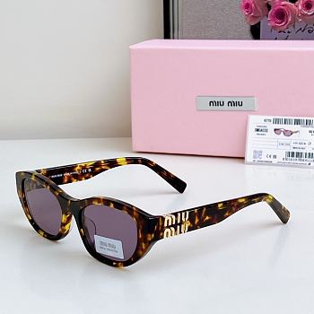 Miumiu Sunglasses Honey Havana/ Light Purple Brown SMU A03S