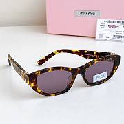 Miumiu Sunglasses Honey Havana/ Light Purple Brown SMU A03S - 4