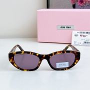 Miumiu Sunglasses Honey Havana/ Light Purple Brown SMU A03S - 3