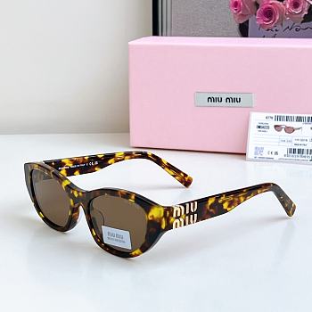 Miumiu Sunglasses Honey Havana/ Dark Brown SMU A03S