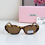Miumiu Sunglasses Honey Havana/ Dark Brown SMU A03S - 2