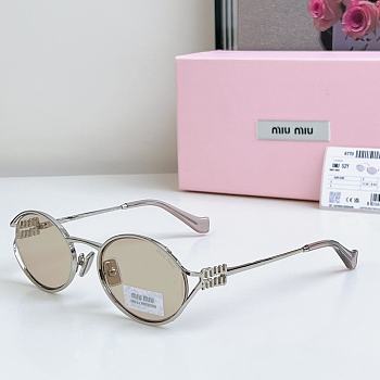 Miumiu Sunglasses Oval Camomile Silver MU52YS