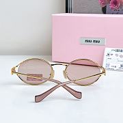 Miumiu Sunglasses Oval Rose Gold MU52YS - 2