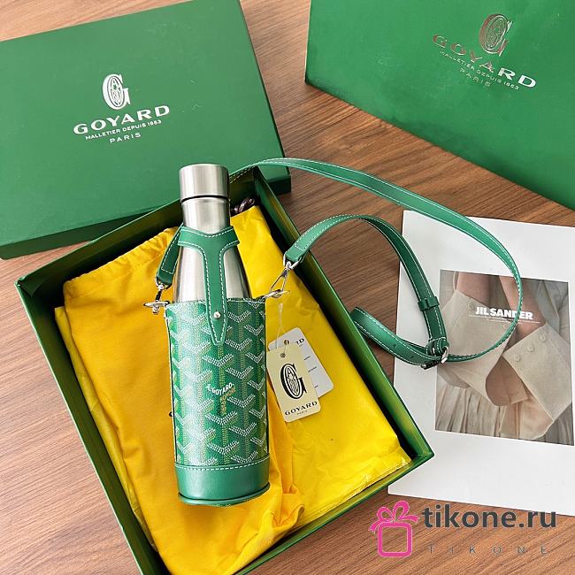 Goyard Yonne MM Case & Flask Green - 1