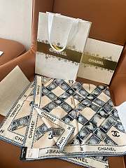 Chanel Square Scarf Apricot Pink 19346 - 2