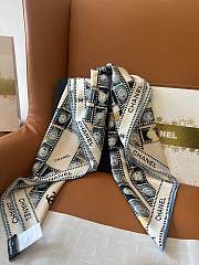 Chanel Square Scarf Apricot Pink 19346 - 3