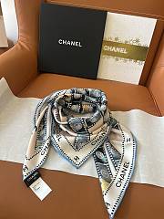 Chanel Square Scarf Apricot Pink 19346 - 5