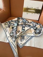 Chanel Square Scarf Apricot Pink 19346 - 4