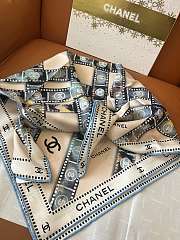 Chanel Square Scarf Apricot Pink 19346 - 6