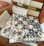 Chanel Square Scarf Apricot Pink 19346 - 1