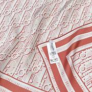 Dior Scarf Oblique Square Pink - 5