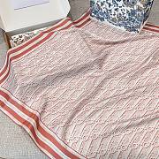Dior Scarf Oblique Square Pink - 4