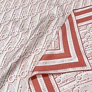 Dior Scarf Oblique Square Pink - 3