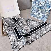 Dior Toile De Jouy Scotland Square Scarf - 6
