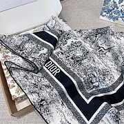 Dior Toile De Jouy Scotland Square Scarf - 5