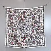 Dior Millefiori Unicorn Square Scarf  - 1