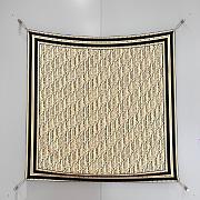 Dior Scarf Oblique Square Gold - 1
