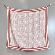 Dior Scarf Oblique Square Pink - 1