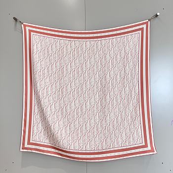 Dior Scarf Oblique Square Pink