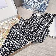 Dior Oblique Dior Diamond Blue Silk Twill - 35x110cm - 5