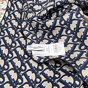 Dior Oblique Dior Diamond Blue Silk Twill - 35x110cm - 2