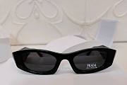 Prada Rectangular Sunglasses Black 1AB5S0  - 6