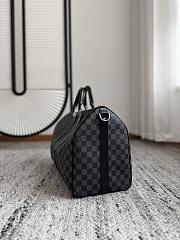 LV Keepall Bandouliere 45 Damier Graphite Canvas N41418 - 45x27x20cm - 6