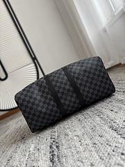 LV Keepall Bandouliere 45 Damier Graphite Canvas N41418 - 45x27x20cm - 5