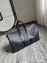 LV Keepall Bandouliere 45 Damier Graphite Canvas N41418 - 45x27x20cm - 3
