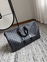 LV Keepall Bandouliere 45 Damier Graphite Canvas N41418 - 45x27x20cm - 2