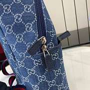 Gucci Children's GG Denim Backpack - 32x25x11cm - 2