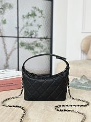 Chanel 25A Hobo Caviar Leather Black - 21.5x19x6cm - 3
