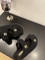 Chanel 25 Sandals Crochet Black - 6