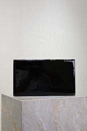YSL Uptown Pouch In Patent Leather Black - 27x16x2cm - 6