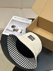 Miumiu Reversible Hat Beige/Baltic Blue - 4