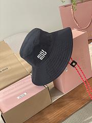 Miumiu Denim Hat Blue/Red - 2