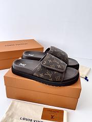 LV Miami Mules Cacao Brown Monogram Canvas - 6