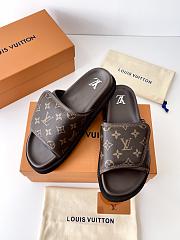 LV Miami Mules Cacao Brown Monogram Canvas - 5