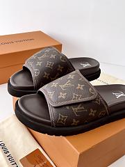 LV Miami Mules Cacao Brown Monogram Canvas - 4