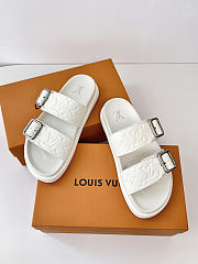 LV Venice Mule White Monogram Grained Calf Leather 1AHSIZ - 6