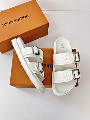 LV Venice Mule White Monogram Grained Calf Leather 1AHSIZ - 2