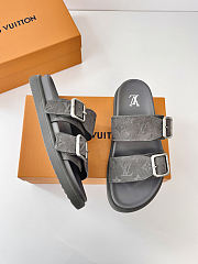 LV Venice Mule Gray Monogram Suede Calf Leather - 5