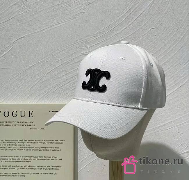 Gift Celine Hat White - 1