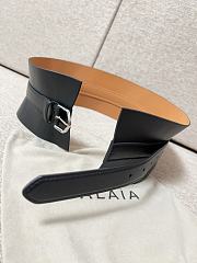 Alaia Neo Bustier Belt In Calfskin 10cm Black - 6