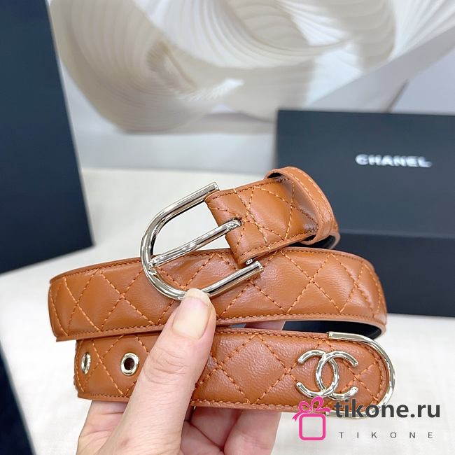 Chanel Belt Brown 19471 - 1