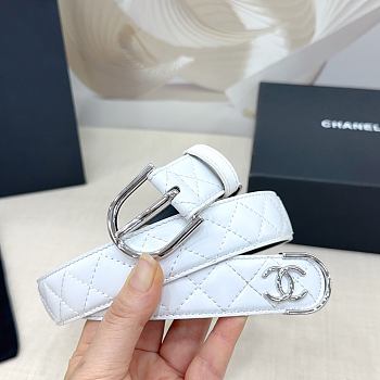 Chanel Belt White 19473